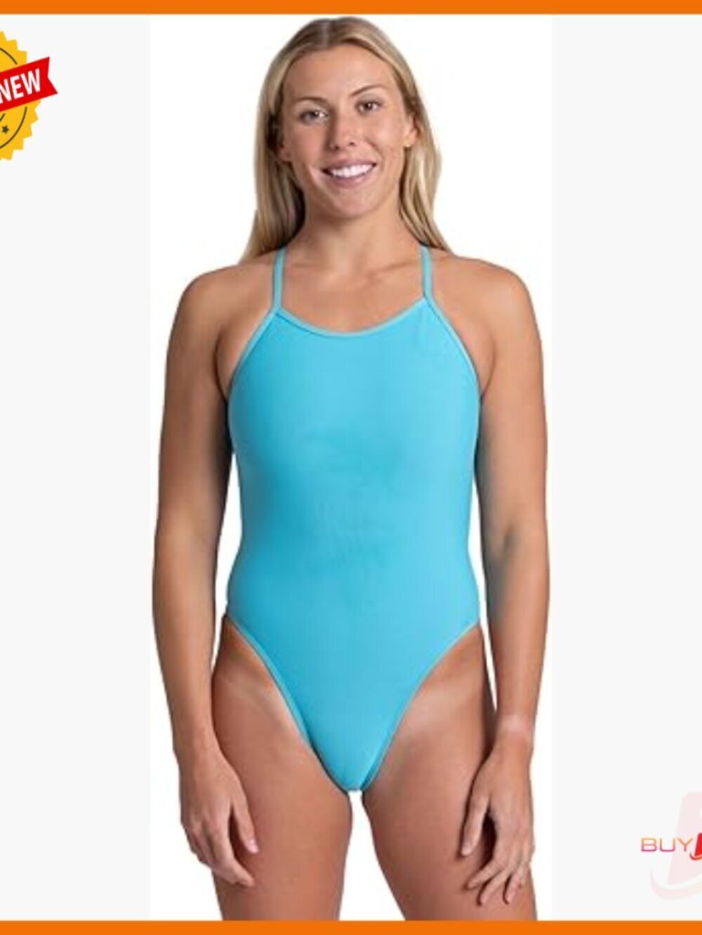Medium-Full Coverage Athletic One Piece Swimsuit for Competitive Swimming